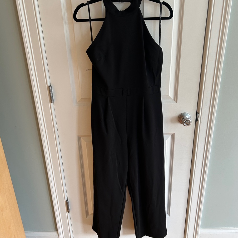 Like New Wide Leg, Halter Jumpsuit With Pockets (retail $45)